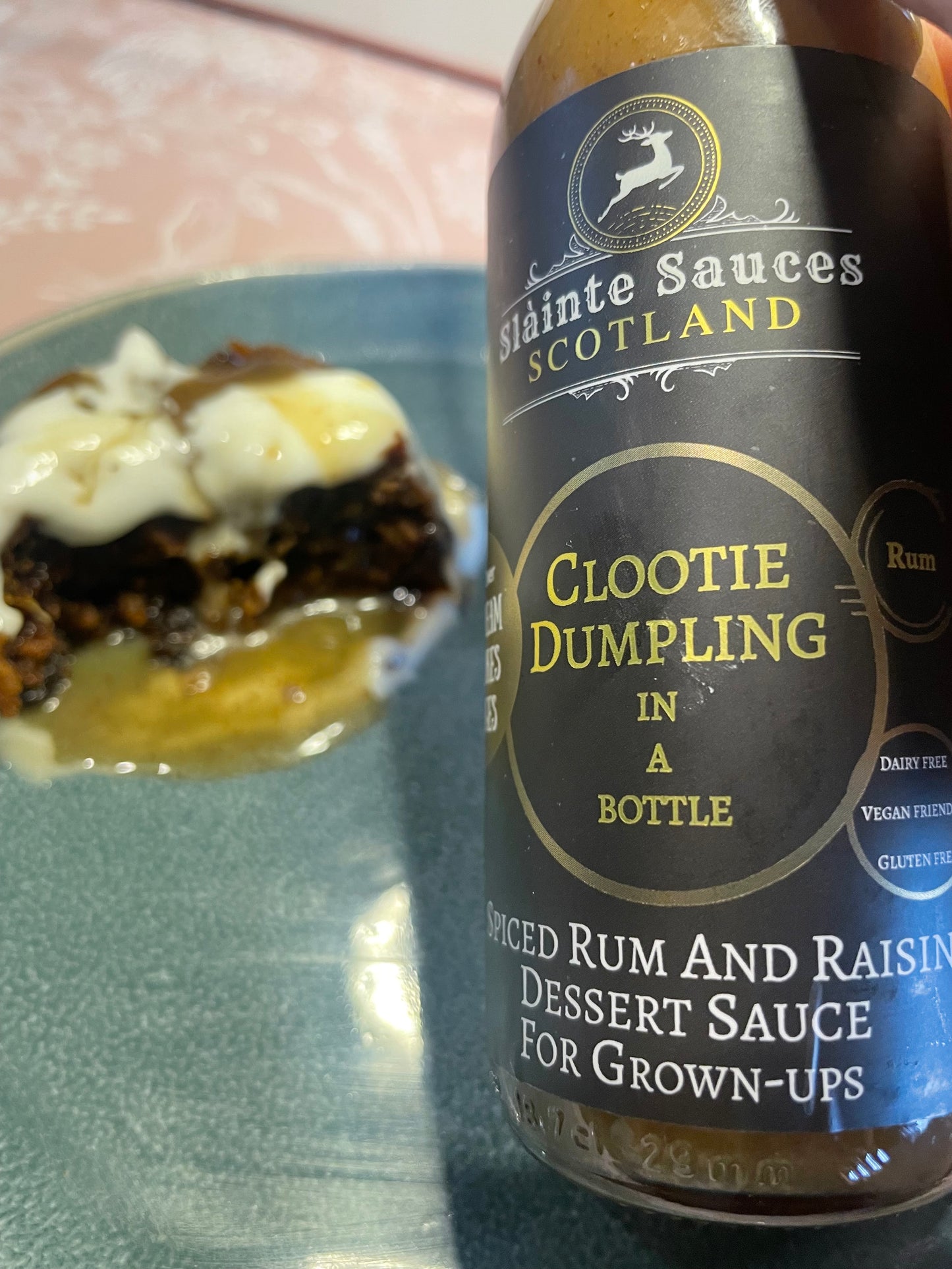The ultimate Scottish Sauce ‘Clootie Dumpling in a Bottle’ - A world's first