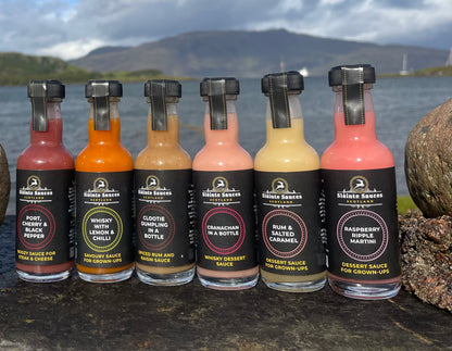 Slàinte Sauces Miniature Collection – 6 x 50ml Bottles