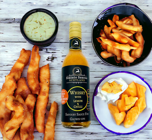 Sweet chilli whisky Scottish sauce 