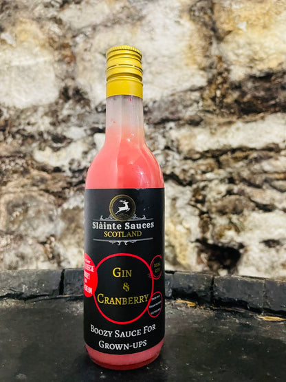 Gin & Cranberry Sauce – Boozy Gourmet Drizzle for Desserts, Cheese & More