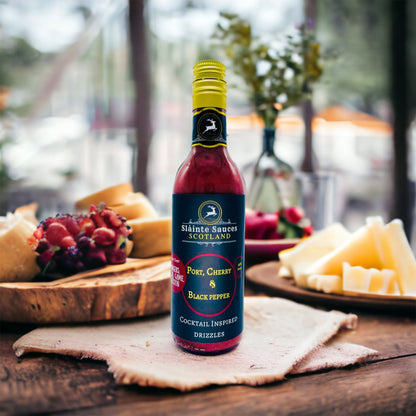 Savoury Sauce Gift Set - Whisky, Lemon with Chilli & A Port, Cherry & Black Pepper