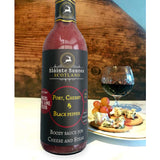Boozy Sauce for Cheese and Steak! Port, Cherry & Black Pepper sauce