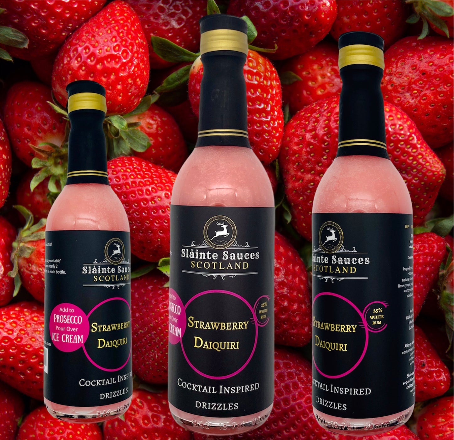 Strawberry Daiquiri Sauce for ice cream